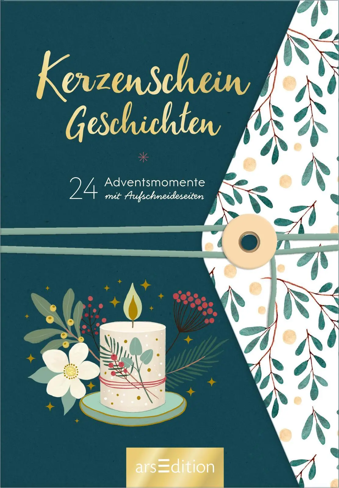 Bild: 9783845861975 | Kerzenschein-Geschichten | 24 Adventsmomente mit Aufschneideseiten