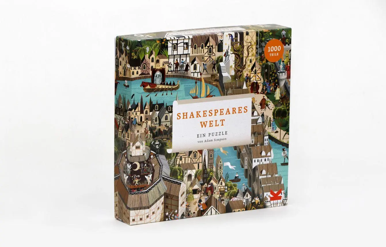 Bild: 9783962441975 | Shakespeares Welt. Puzzle 1000 Teile | Ein Puzzle | Adam Simpson
