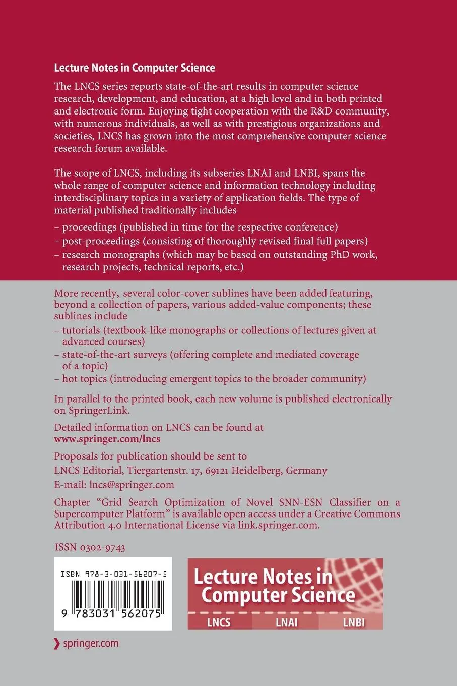 Rückseite: 9783031562075 | Large-Scale Scientific Computations | Ivan Lirkov (u. a.) | Buch | xiv