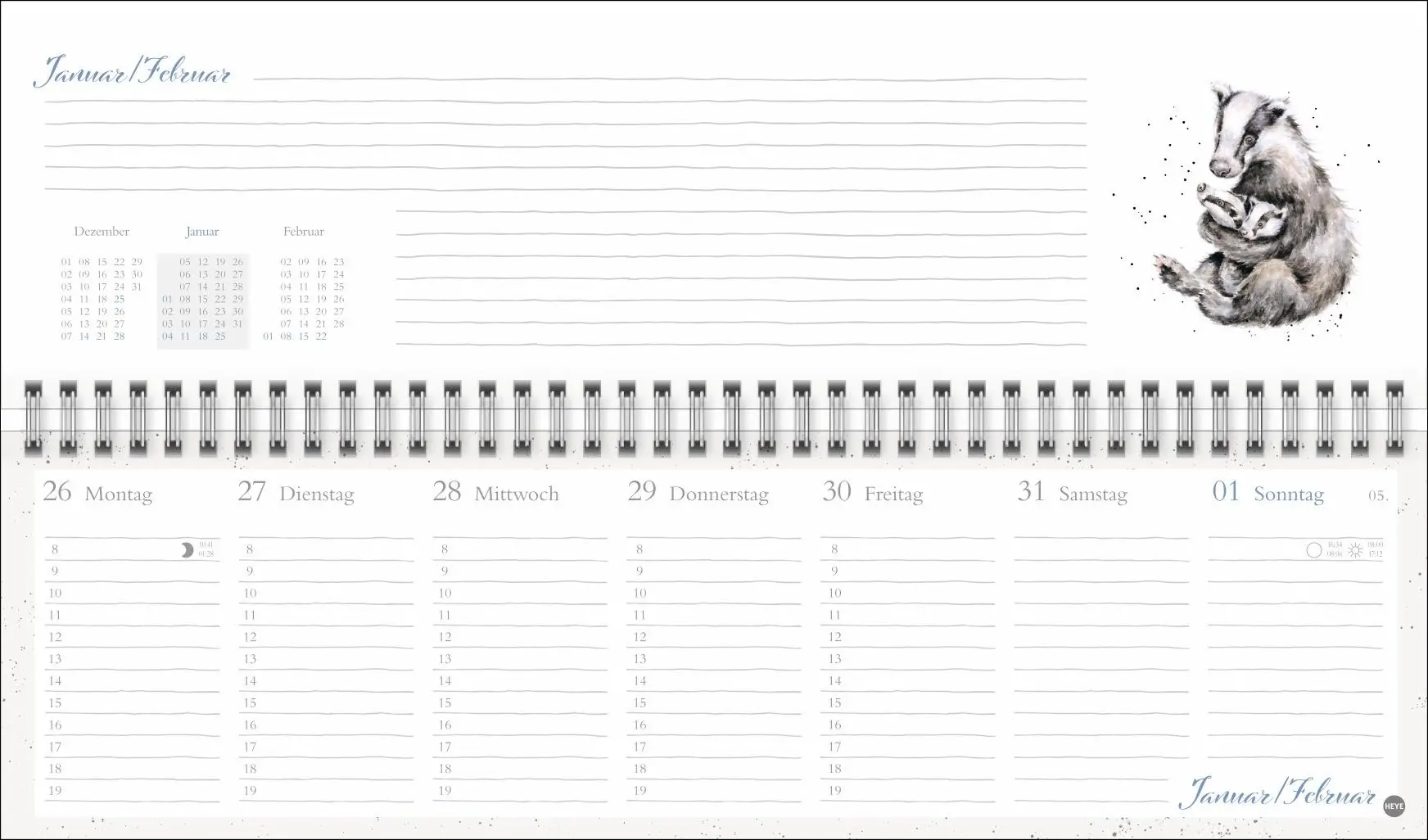Bild: 9783756412075 | Hannah Dale : Wochenquerplaner 2026 | Hannah Dale | Kalender | 112 S.