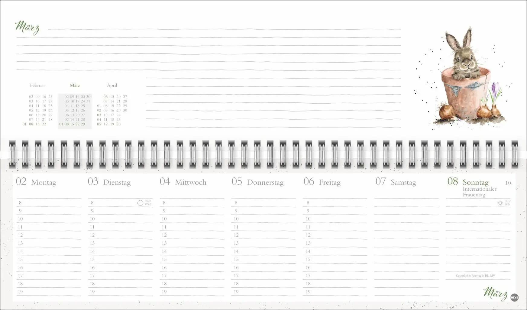 Bild: 9783756412075 | Hannah Dale : Wochenquerplaner 2026 | Hannah Dale | Kalender | 112 S.