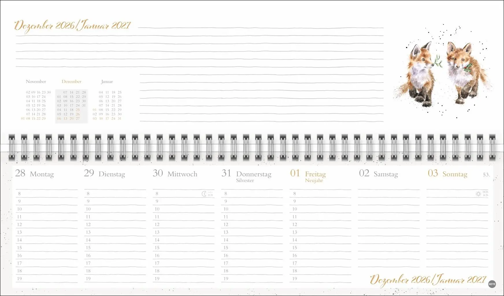 Bild: 9783756412075 | Hannah Dale : Wochenquerplaner 2026 | Hannah Dale | Kalender | 112 S.
