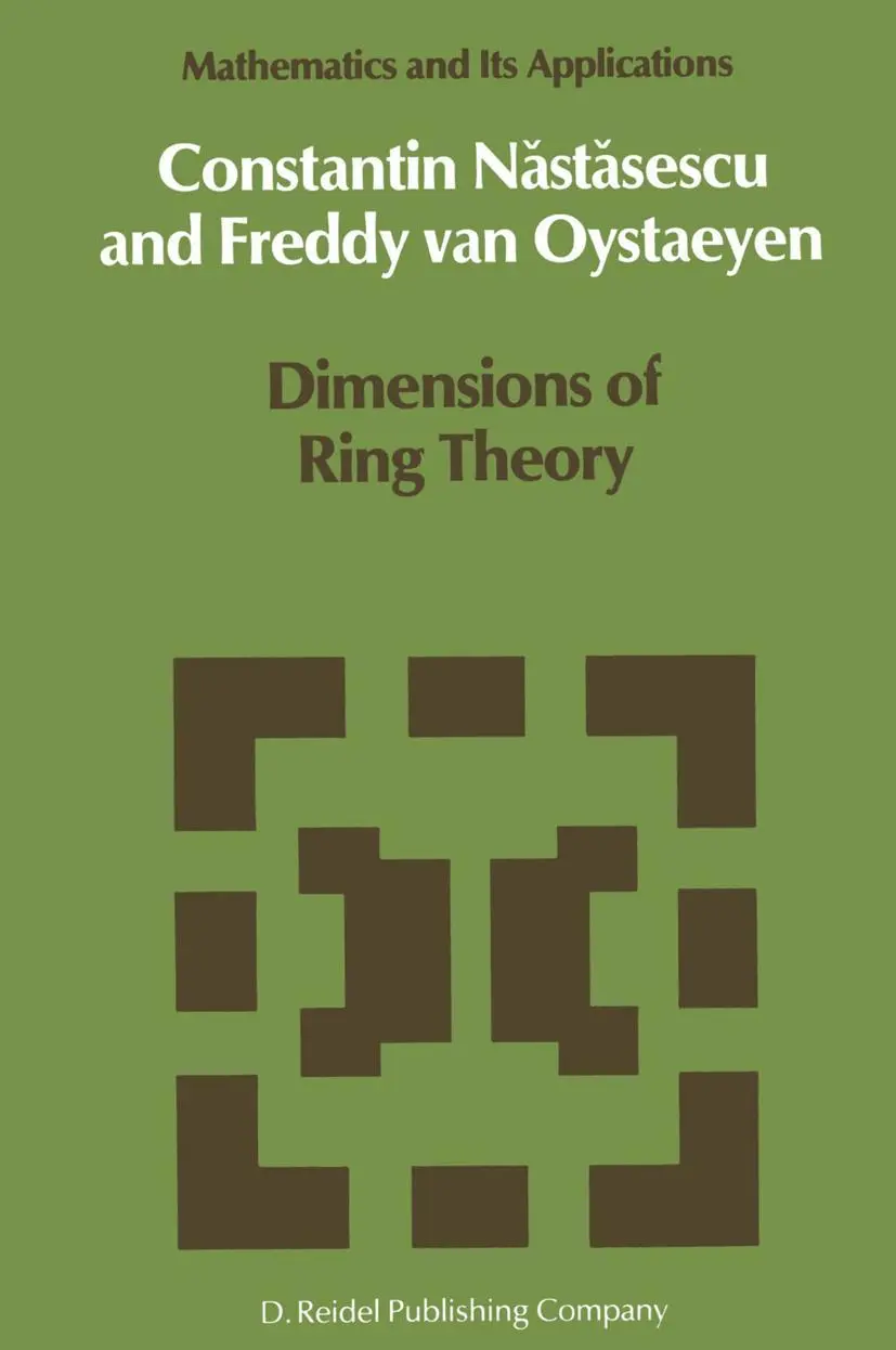 Cover: 9789401082075 | Dimensions of Ring Theory | C. Nastasescu (u. a.) | Taschenbuch | xi