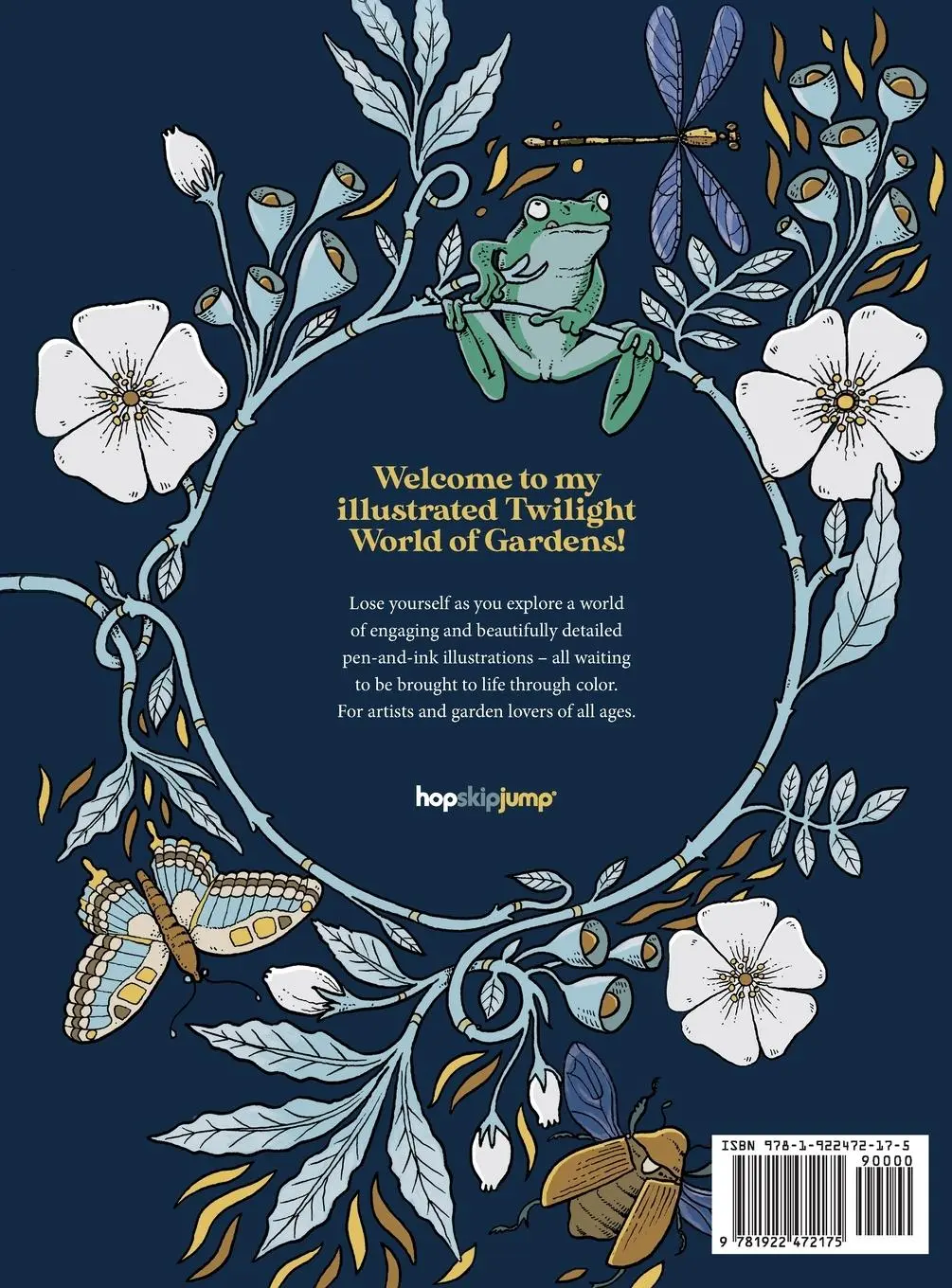 Rückseite: 9781922472175 | Night Garden Coloring Book | R. J. Hampson | Buch | Englisch | 2023
