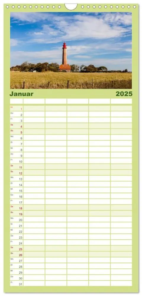 Bild: 9783457112175 | Familienplaner 2025 - FEHMARN - Magische Momente mit 5 Spalten...