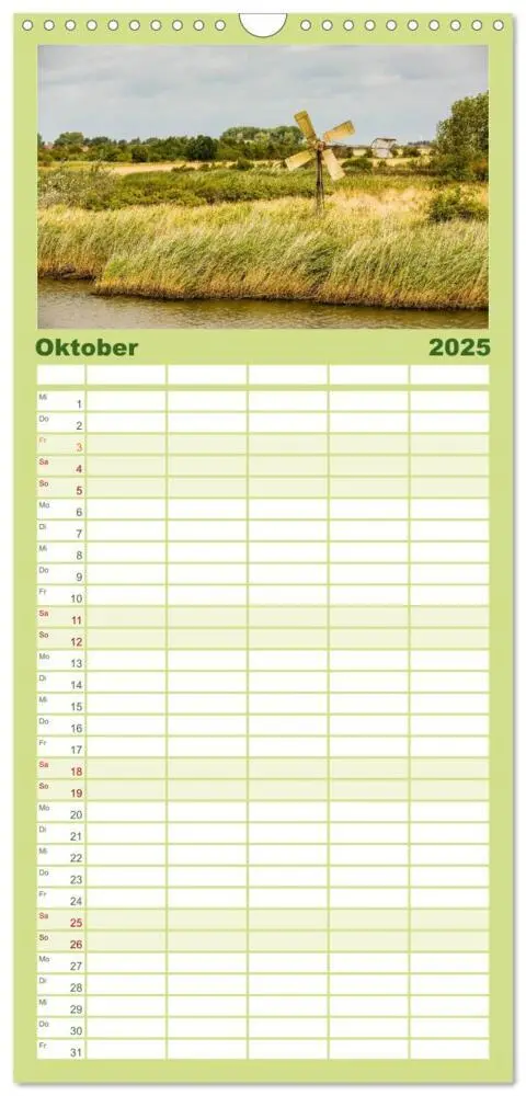 Bild: 9783457112175 | Familienplaner 2025 - FEHMARN - Magische Momente mit 5 Spalten...