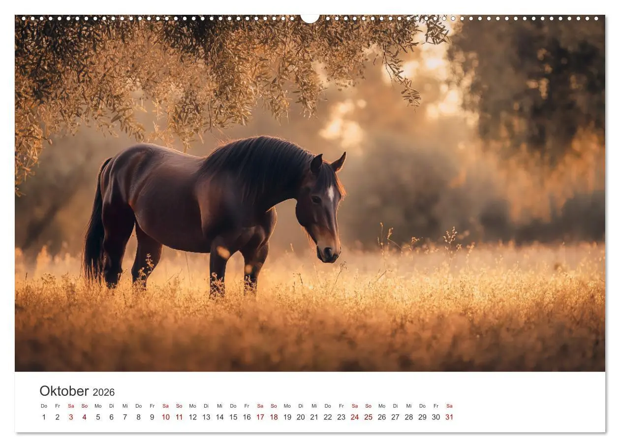 Bild: 9783457282175 | Im Wind der Freiheit - Ein Jahr voller Pferde (Wandkalender 2026...