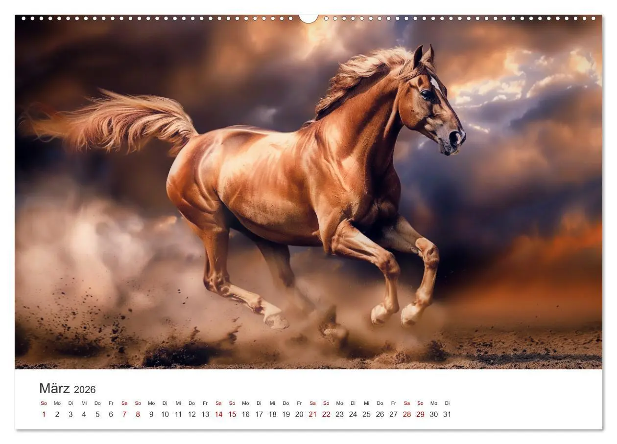 Bild: 9783457282175 | Im Wind der Freiheit - Ein Jahr voller Pferde (Wandkalender 2026...