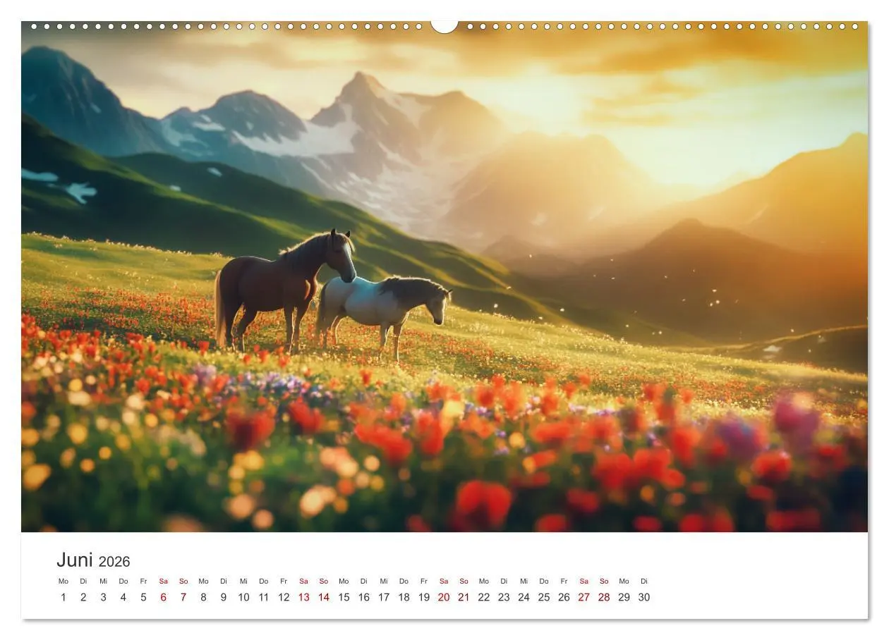 Bild: 9783457282175 | Im Wind der Freiheit - Ein Jahr voller Pferde (Wandkalender 2026...