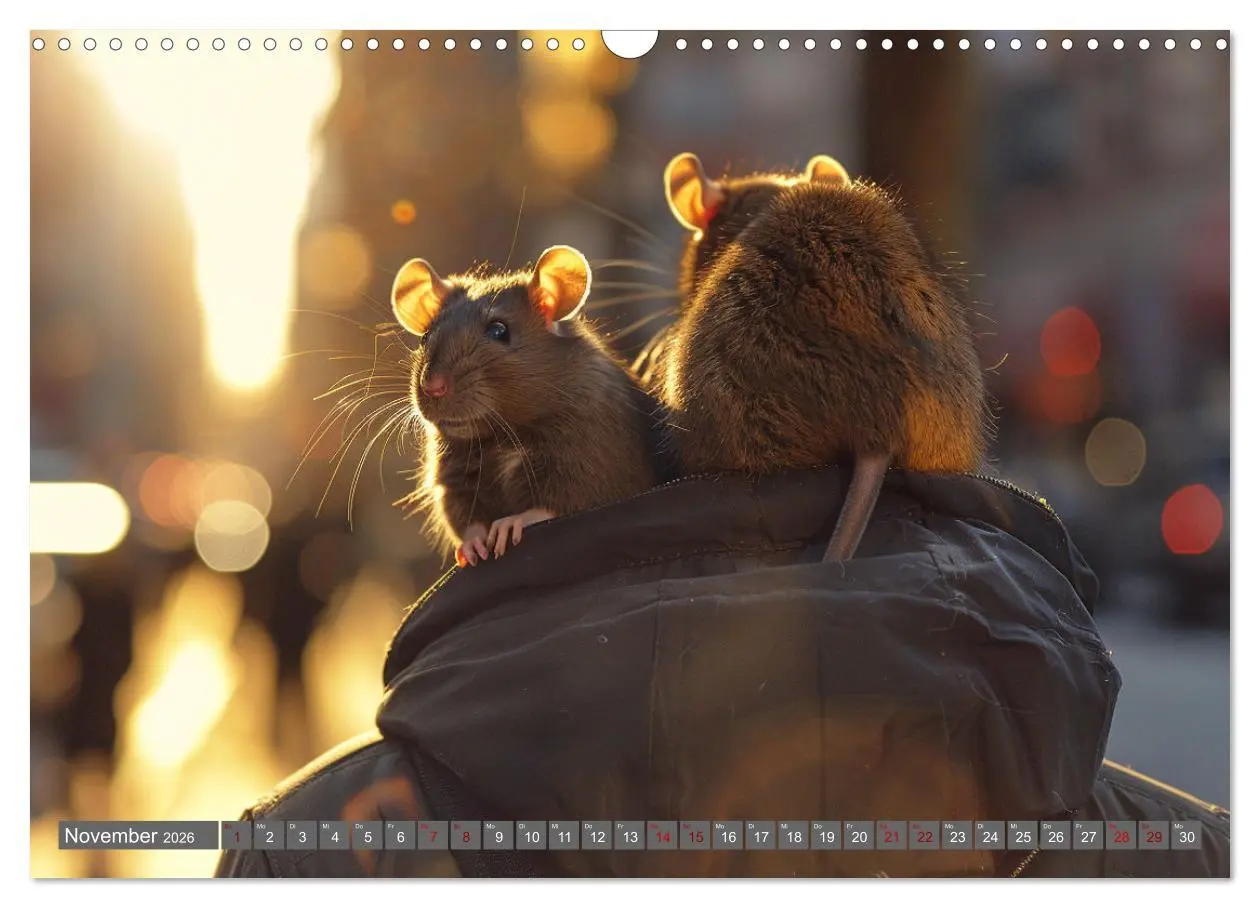 Bild: 9783457422175 | Mein bester Kumpel ist eine Ratte (Wandkalender 2026 DIN A3 quer),...
