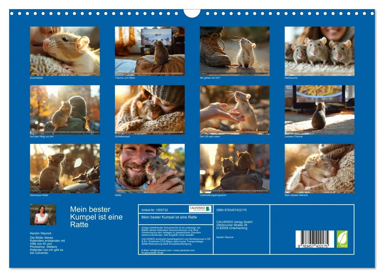 Bild: 9783457422175 | Mein bester Kumpel ist eine Ratte (Wandkalender 2026 DIN A3 quer),...