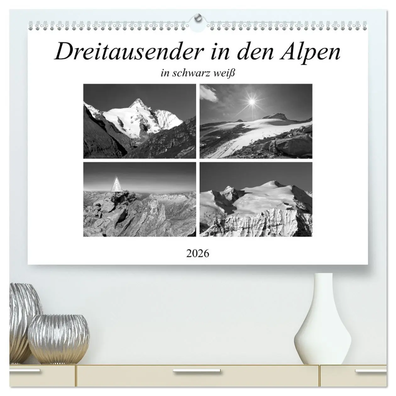 Cover: 9783457732175 | Dreitausender in den Alpen (hochwertiger Premium Wandkalender 2026...