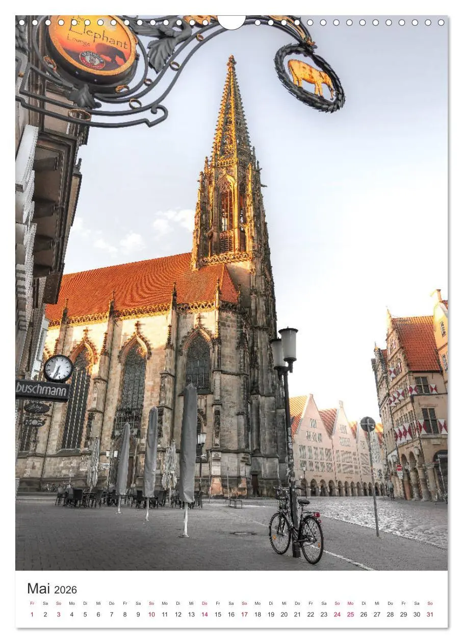 Bild: 9783516372175 | Münster - Stadt und Natur (Wandkalender 2026 DIN A3 hoch), CALVENDO...