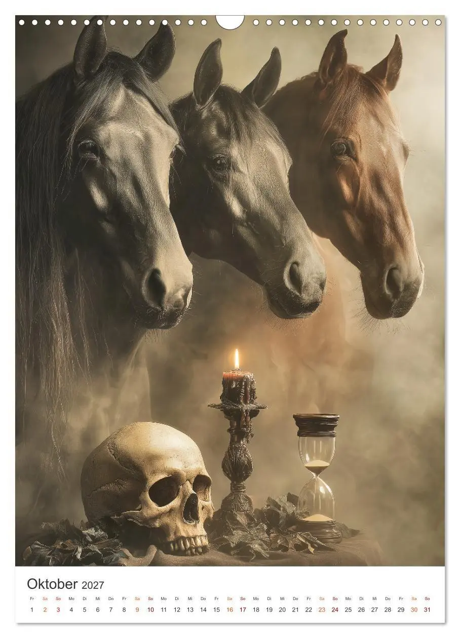 Bild: 9783516752175 | Edle Pferde (Wandkalender 2027 DIN A3 hoch), CALVENDO Monatskalender