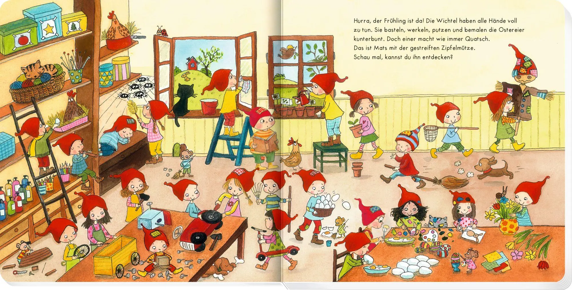 Bild: 9783649652175 | Mein Frühlingswichtel-Wimmelbuch | Outi Kaden | Buch | 14 S. | Deutsch
