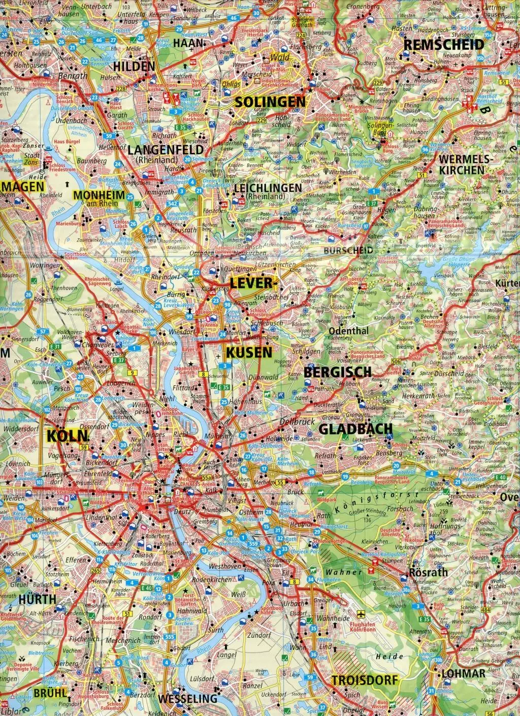 Bild: 9783899202175 | Rund um Köln | (Land-)Karte | Erlebnisführer | Deutsch | 2018