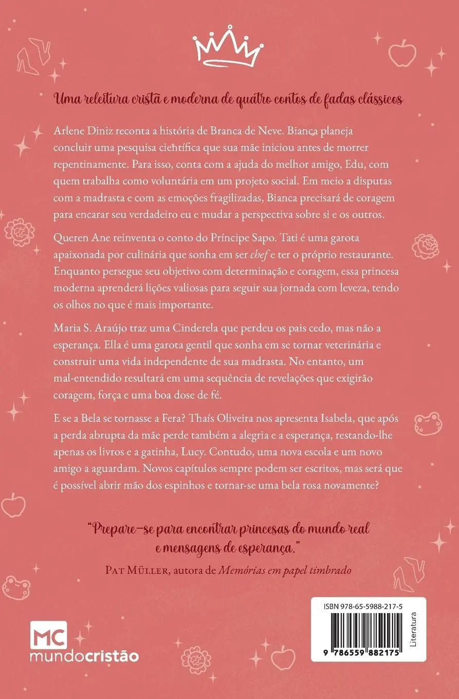 Rückseite: 9786559882175 | Corajosas | Os contos das princesas nada encantadas | Diniz (u. a.)