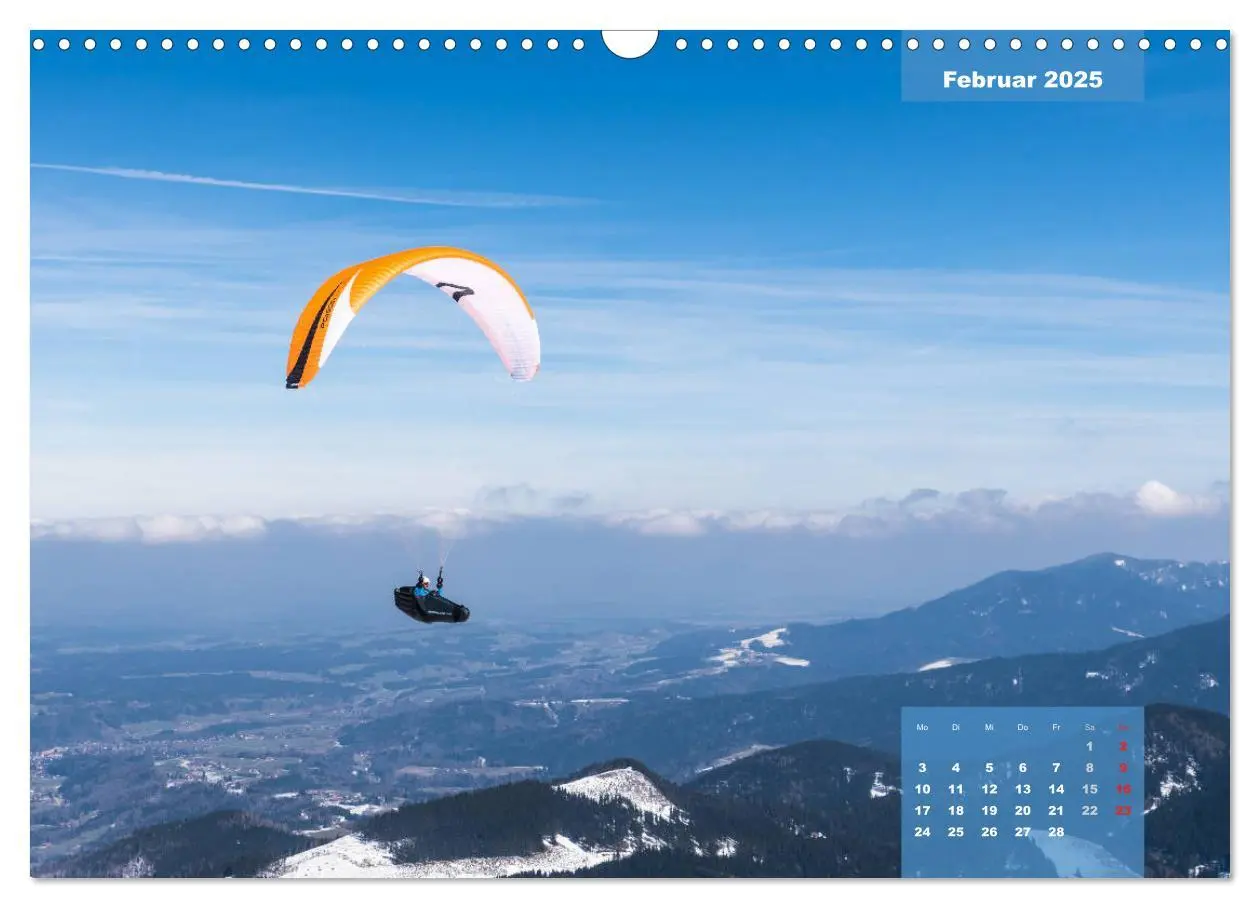 Bild: 9783435182275 | Paragliding - Aufbruch zu neuen Höhenflügen (Wandkalender 2025 DIN...