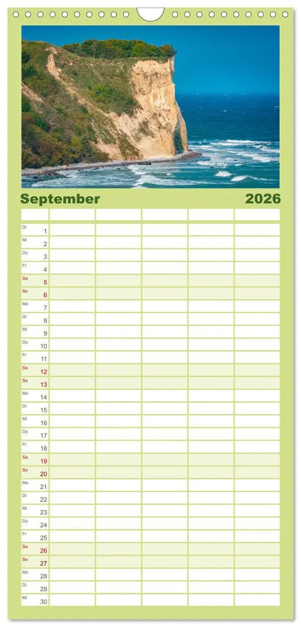 Bild: 9783516502275 | Familienplaner 2026 - Insel Rügen - Malerische Kreideküste mit 5...
