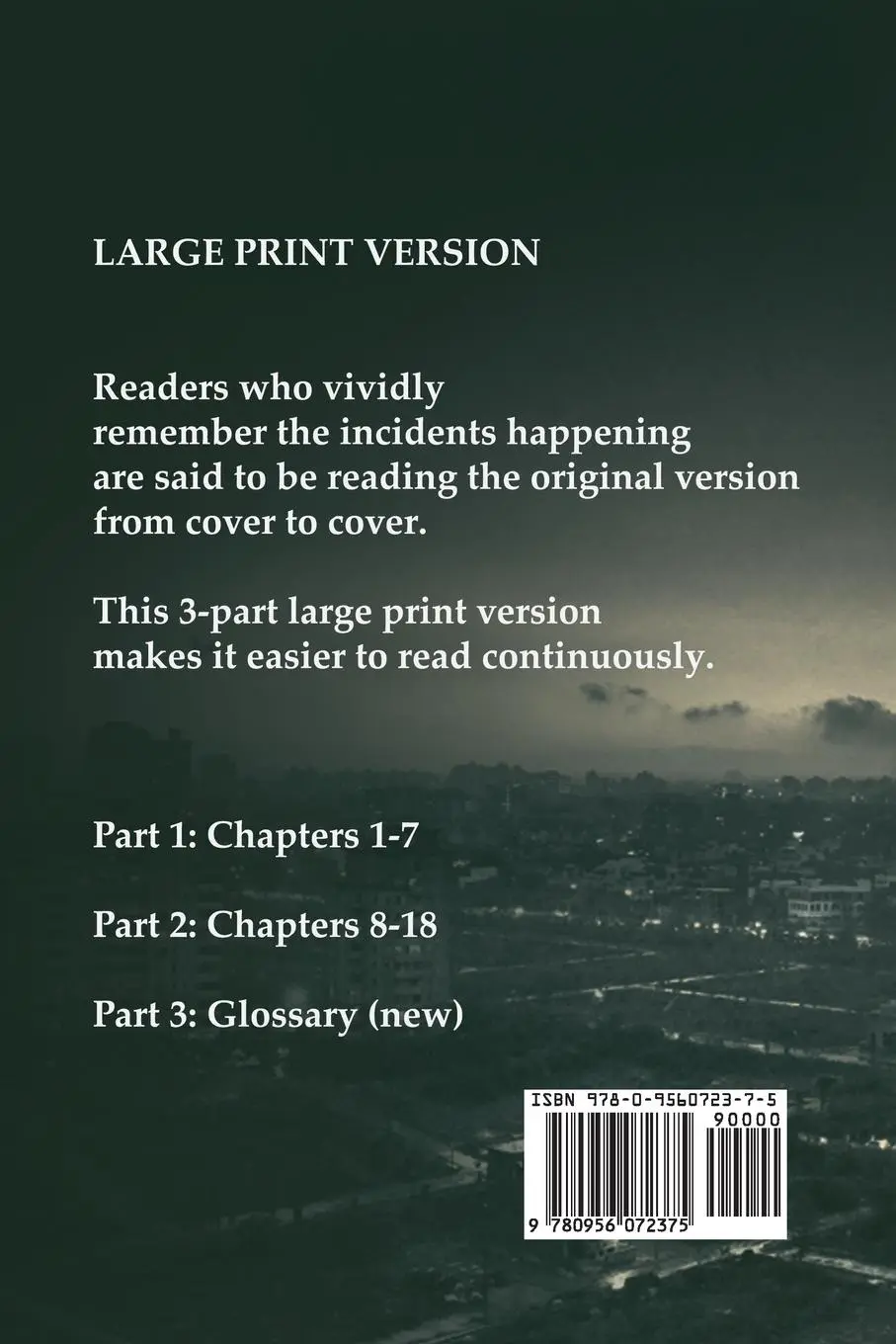 Rückseite: 9780956072375 | Air Crashes and Miracle Landings Part 1 | Large Print Edition | Buch
