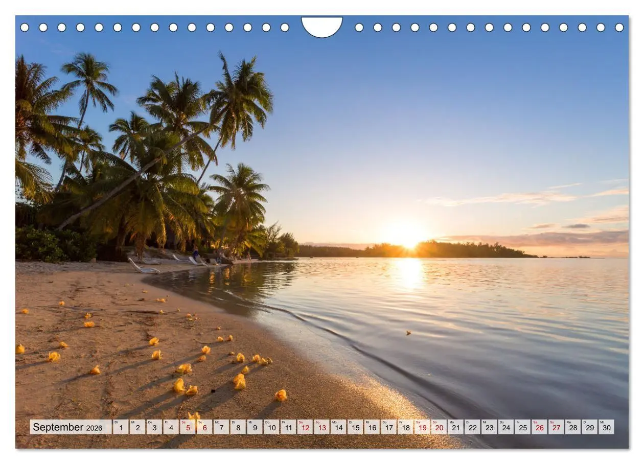 Bild: 9783457572375 | Südsee Inseln - Eine Reise ins Paradies (Wandkalender 2026 DIN A4...