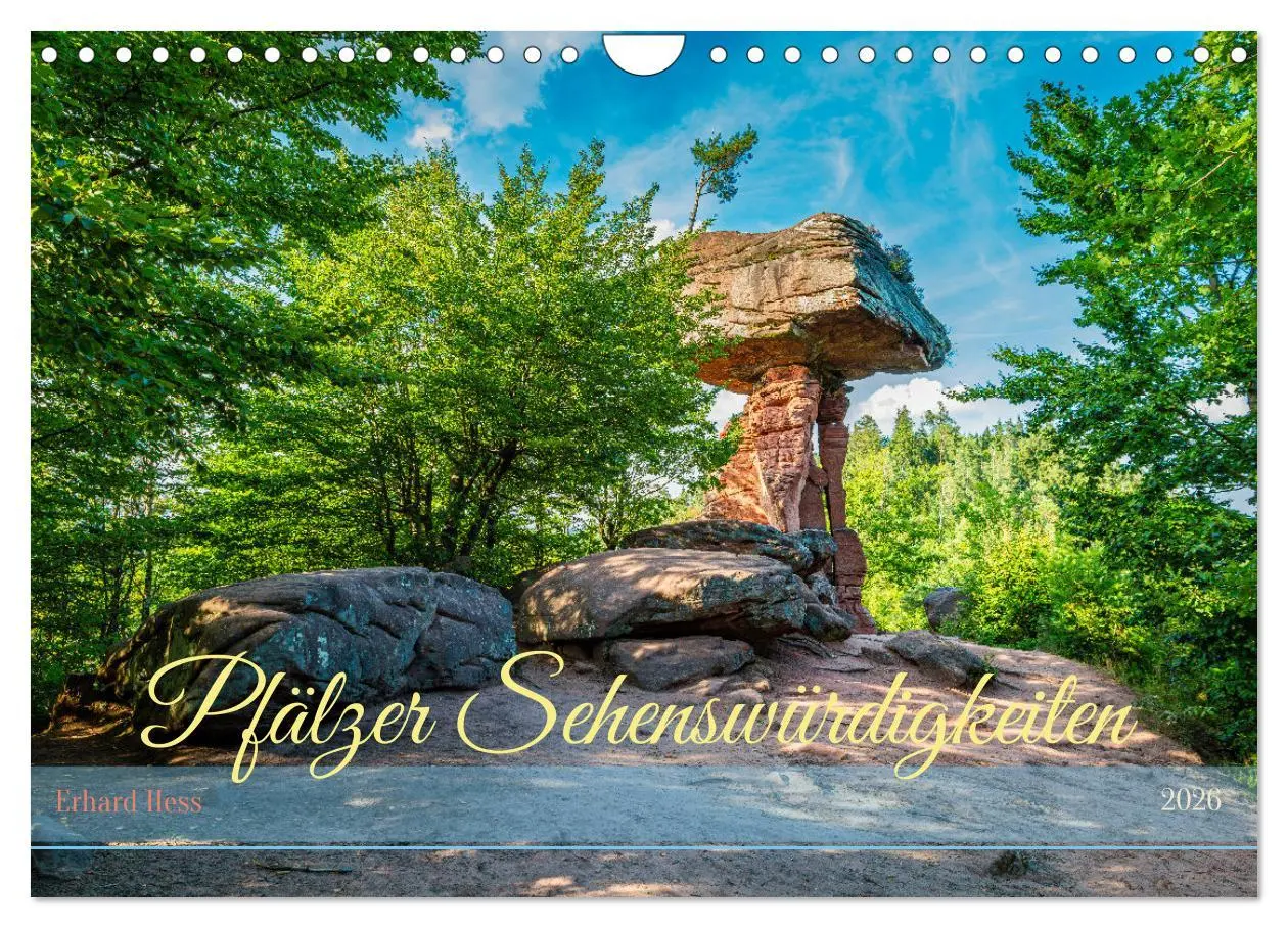Cover: 9783516112375 | Pfälzer Sehenswürdigkeiten (Wandkalender 2026 DIN A4 quer),...