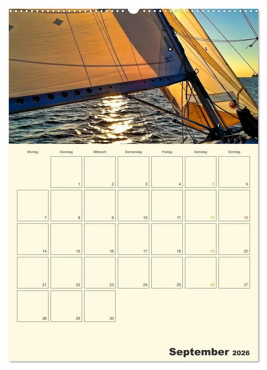 Bild: 9783516422375 | Segeln, unser Jahresplaner (hochwertiger Premium Wandkalender 2026...