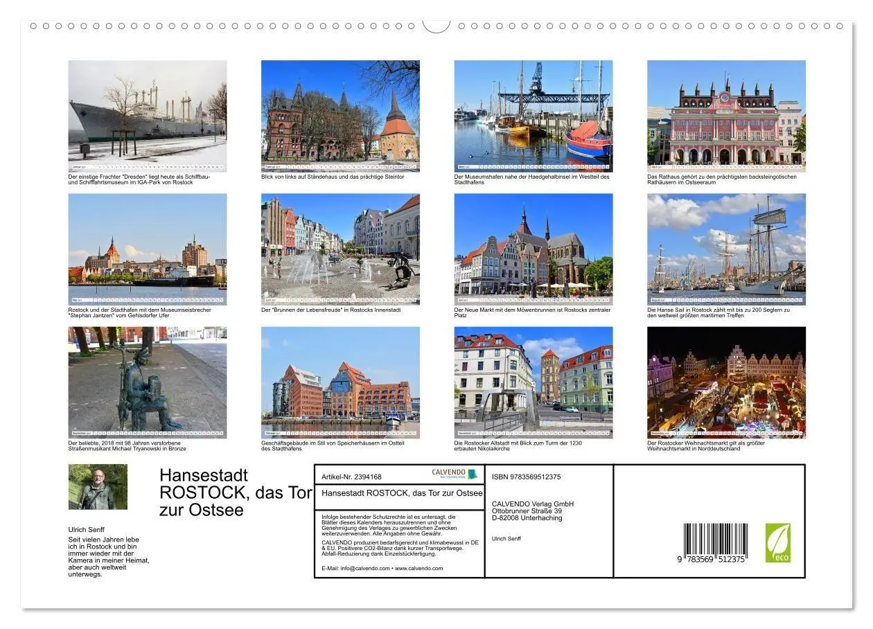 Bild: 9783569512375 | Hansestadt ROSTOCK, das Tor zur Ostsee (hochwertiger Premium...