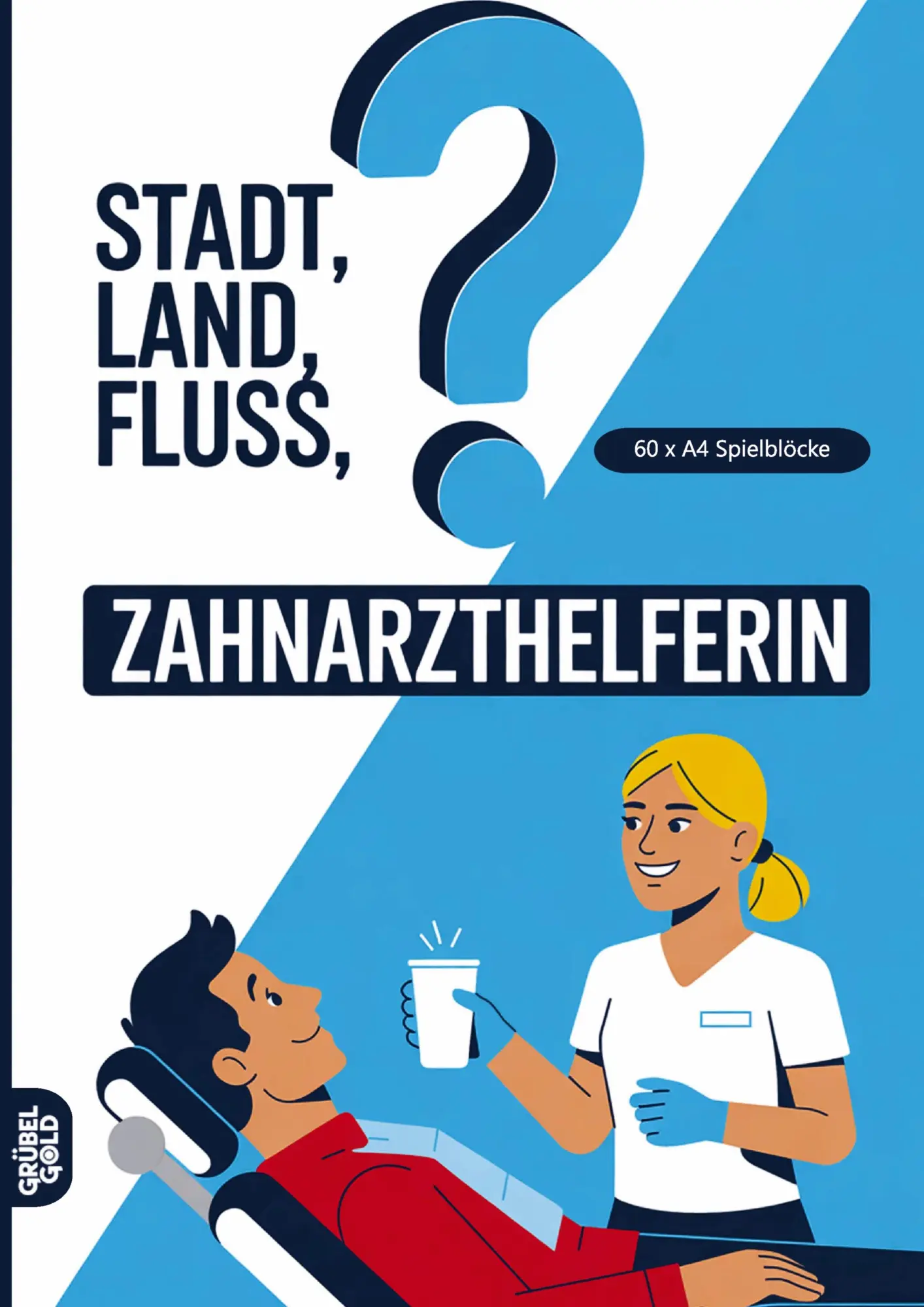 Cover: 9783693192375 | Stadt, Land, Fluss, Zahnarzthelferin | Grübelgold Rätselhefte | Buch