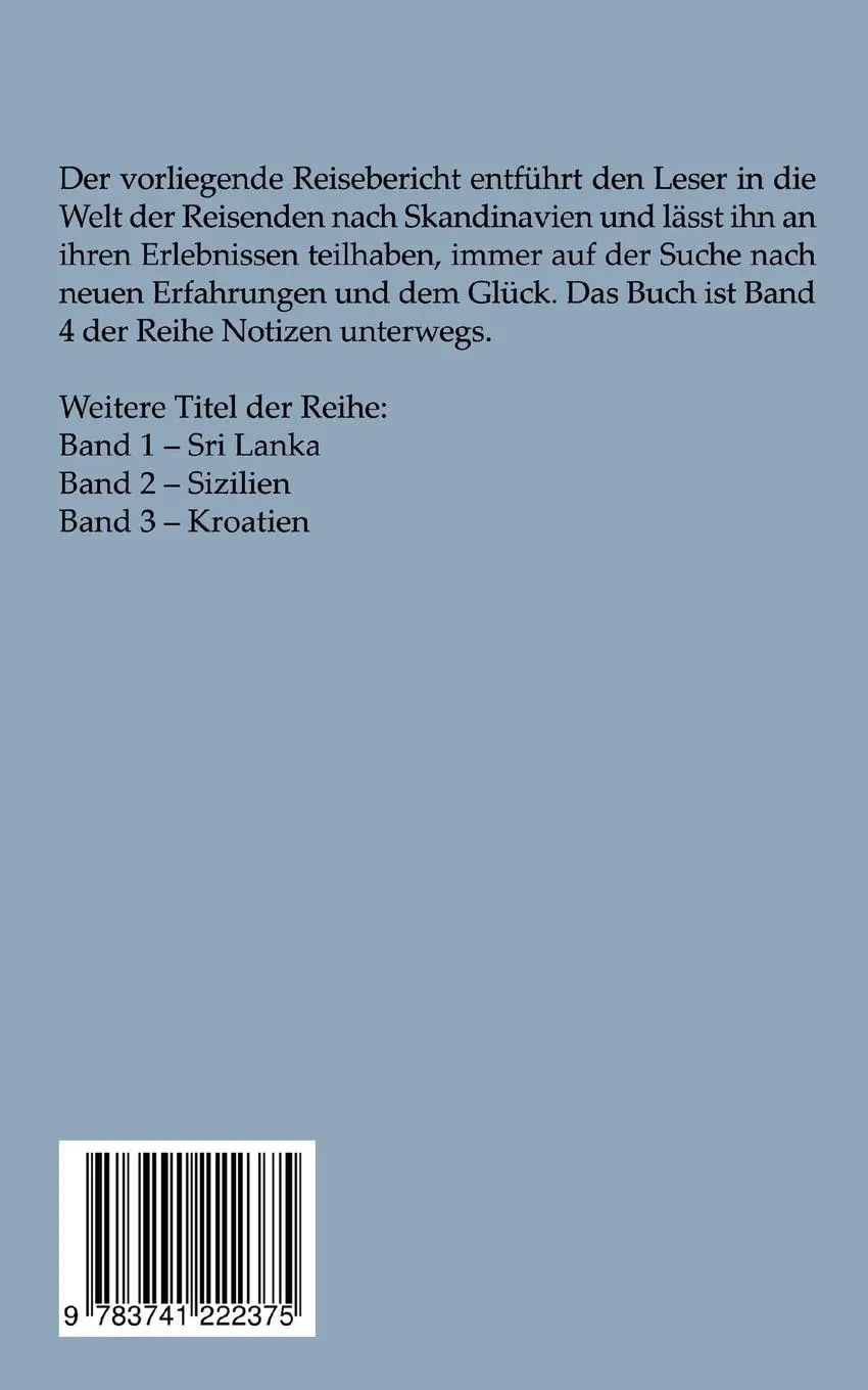 Rückseite: 9783741222375 | Nordkap und Lofoten oder Notizen unterwegs | Danka Todorova | Buch