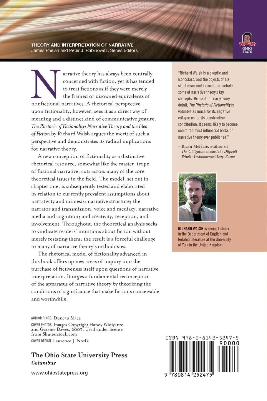 Rückseite: 9780814252475 | The Rhetoric of Fictionality | Richard Walsh | Taschenbuch | Englisch