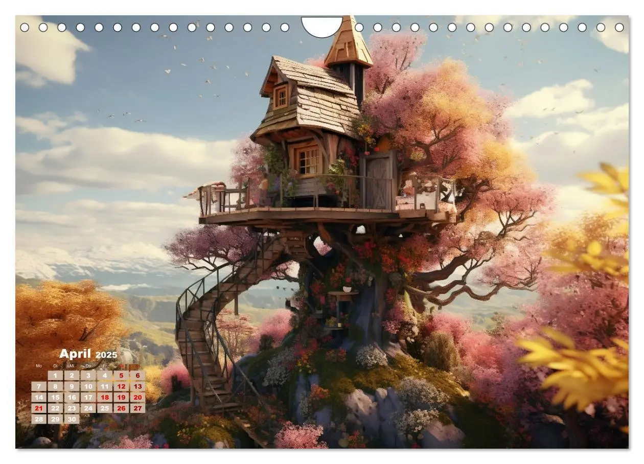 Bild: 9783383832475 | Baumhäuser - Traumhafte Luftschlösser (Wandkalender 2025 DIN A4...