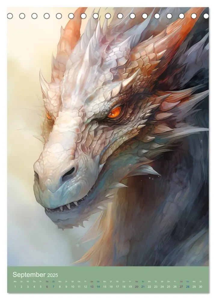 Bild: 9783435852475 | Sagenland der Drachen (Tischkalender 2025 DIN A5 hoch), CALVENDO...