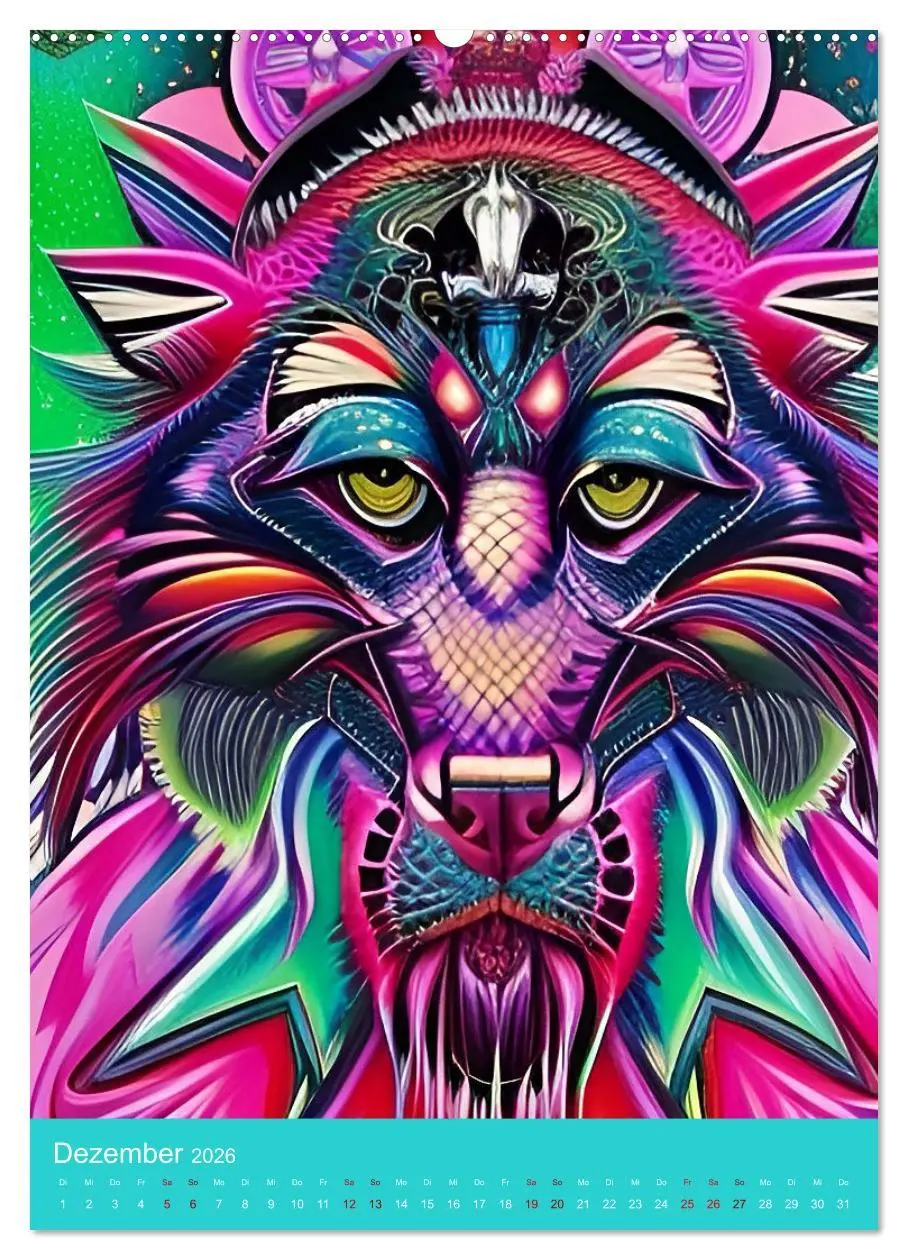 Bild: 9783516332575 | Crazy Neon - Das Farbspektakel (hochwertiger Premium Wandkalender...