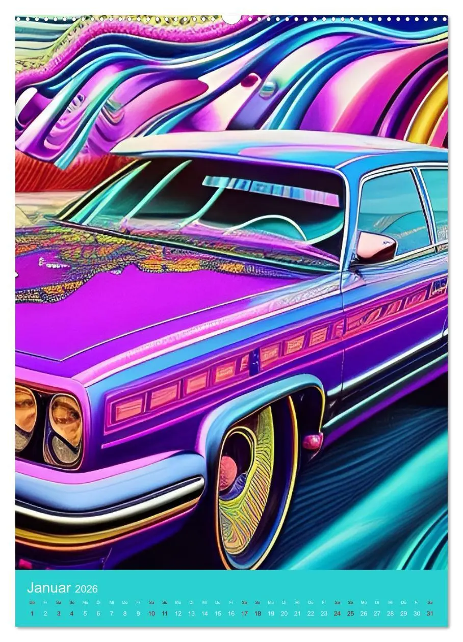 Bild: 9783516332575 | Crazy Neon - Das Farbspektakel (hochwertiger Premium Wandkalender...