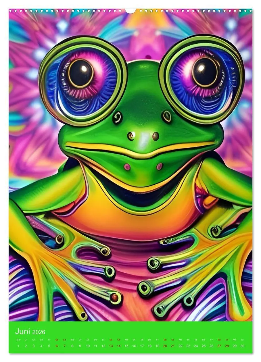 Bild: 9783516332575 | Crazy Neon - Das Farbspektakel (hochwertiger Premium Wandkalender...