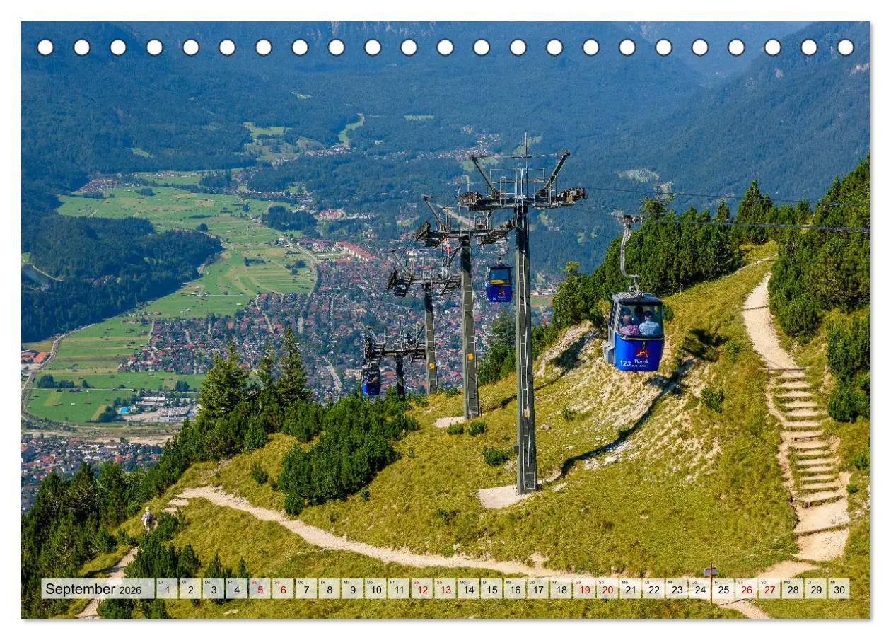 Bild: 9783457772775 | Unterwegs im Werdenfelser Land (Tischkalender 2026 DIN A5 quer),...