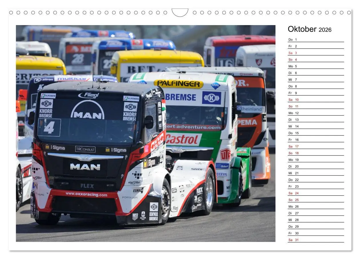 Bild: 9783457842775 | Truck Racing am Nürburgring (Wandkalender 2026 DIN A3 quer),...