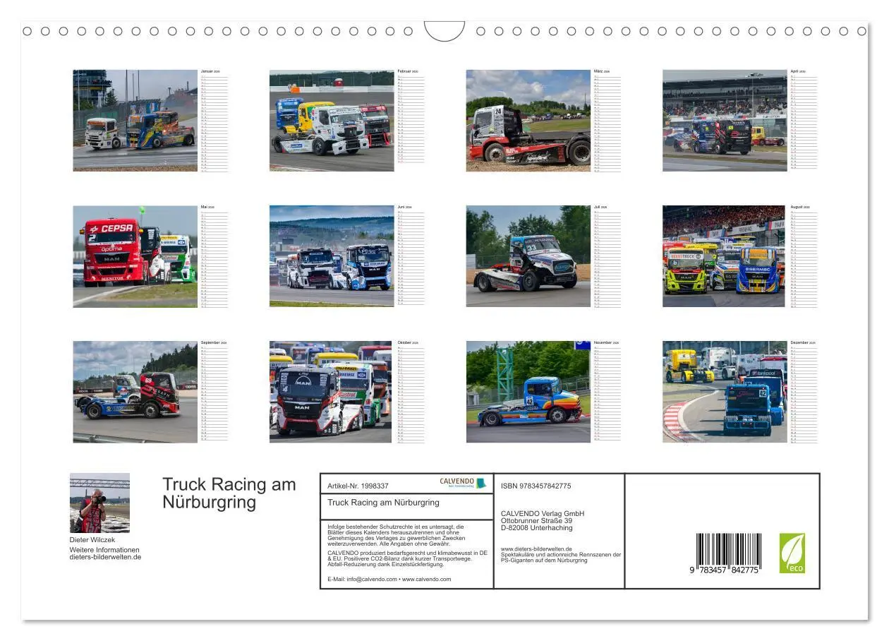 Bild: 9783457842775 | Truck Racing am Nürburgring (Wandkalender 2026 DIN A3 quer),...