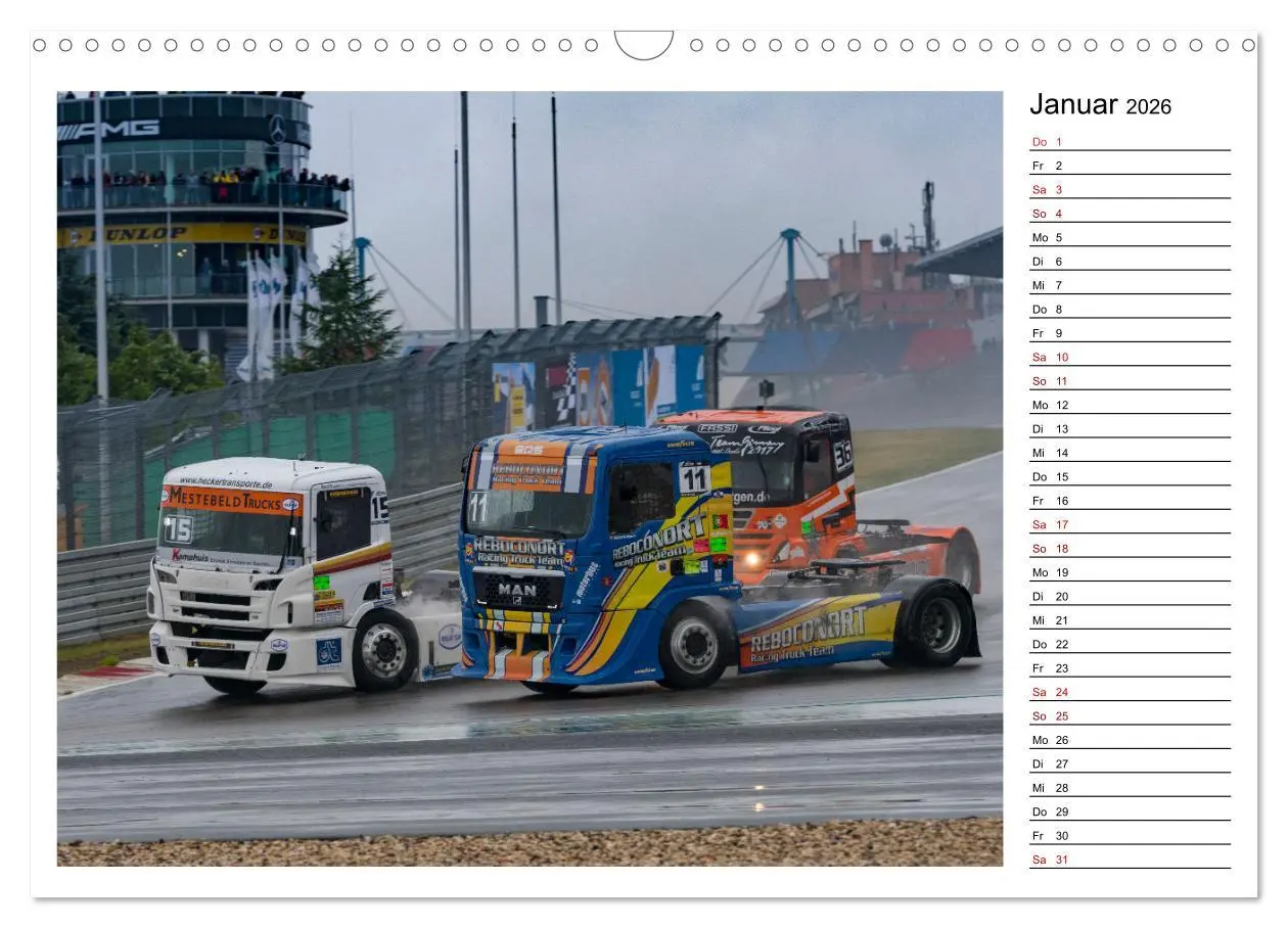 Bild: 9783457842775 | Truck Racing am Nürburgring (Wandkalender 2026 DIN A3 quer),...