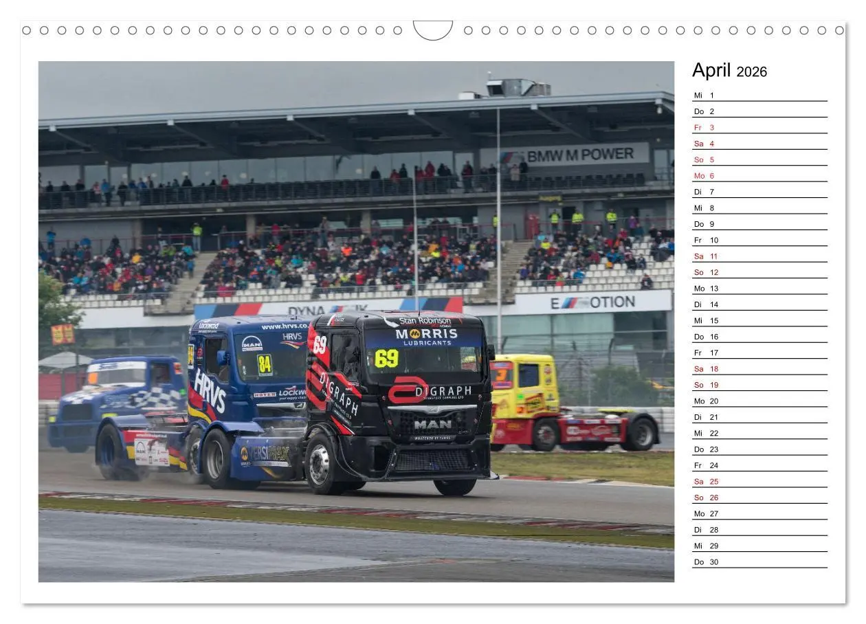 Bild: 9783457842775 | Truck Racing am Nürburgring (Wandkalender 2026 DIN A3 quer),...
