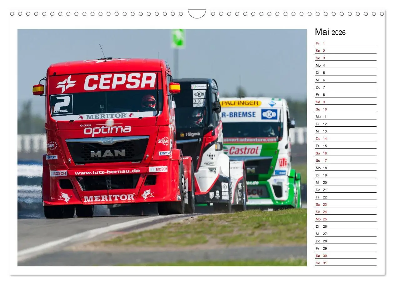 Bild: 9783457842775 | Truck Racing am Nürburgring (Wandkalender 2026 DIN A3 quer),...