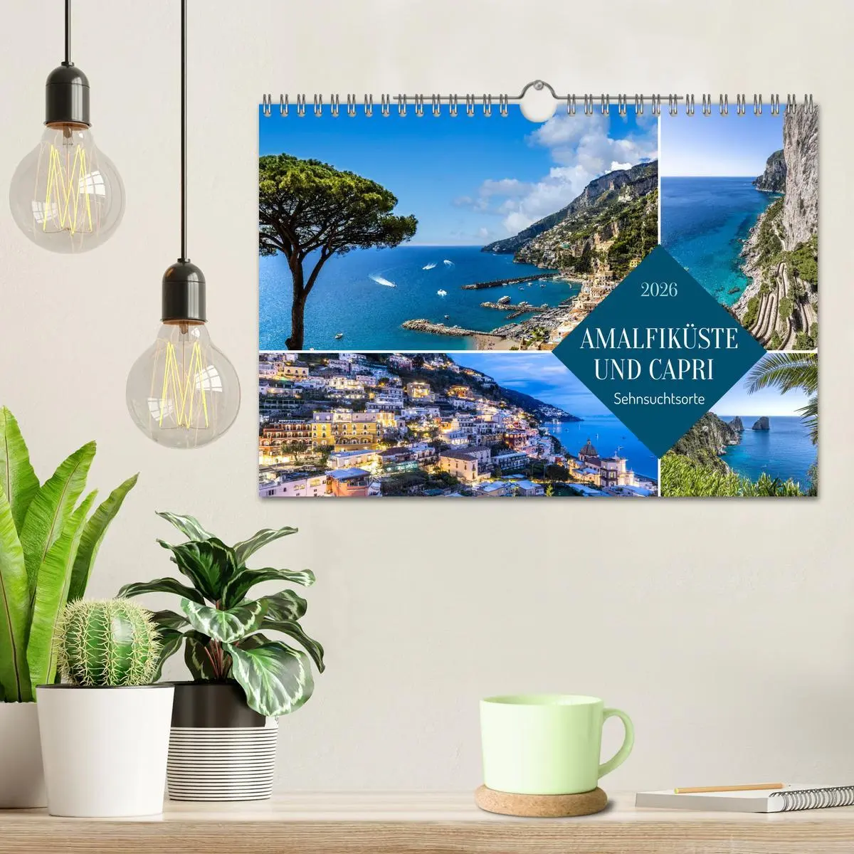 Bild: 9783516622775 | Amalfiküste und Capri - Sehnsuchtsorte (Wandkalender 2026 DIN A4...