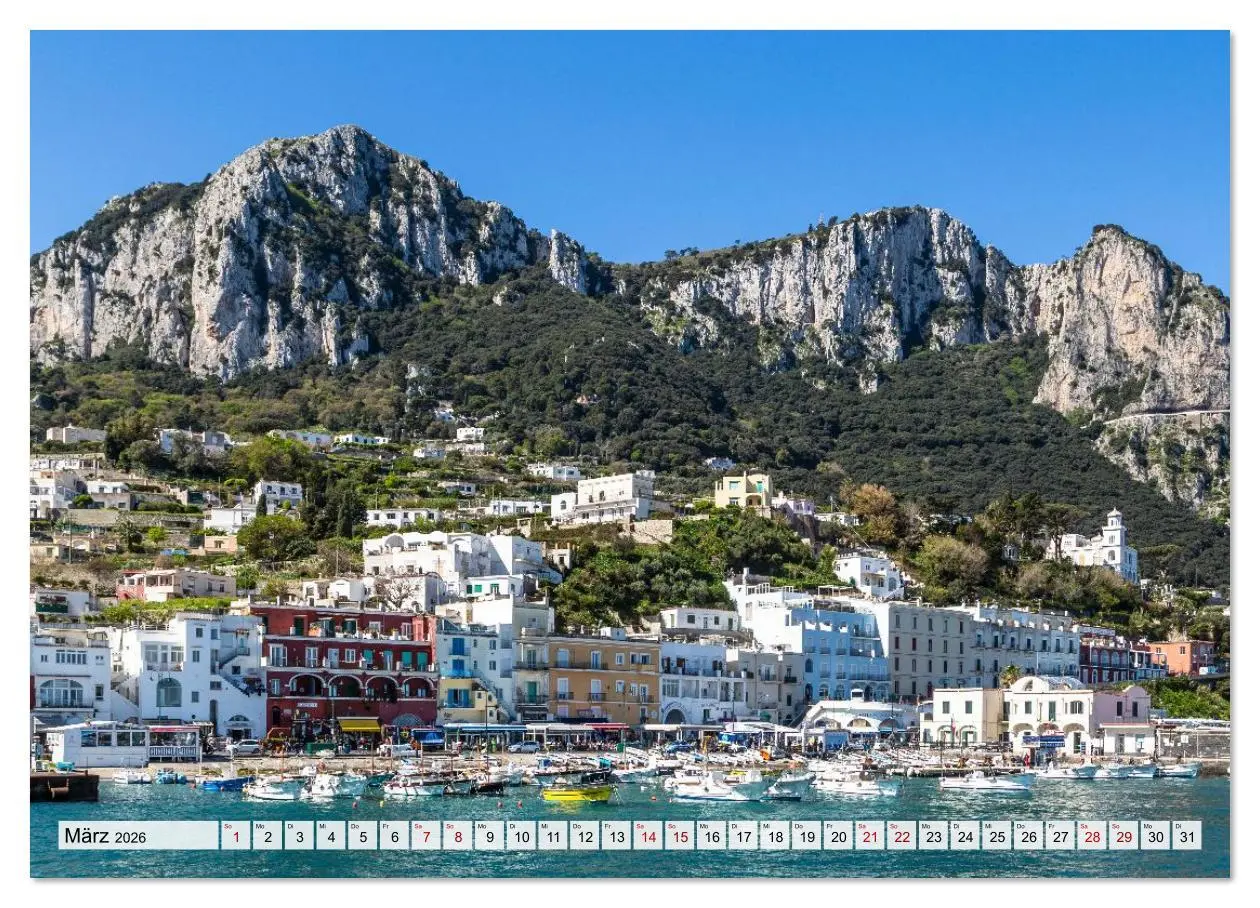 Bild: 9783516622775 | Amalfiküste und Capri - Sehnsuchtsorte (Wandkalender 2026 DIN A4...