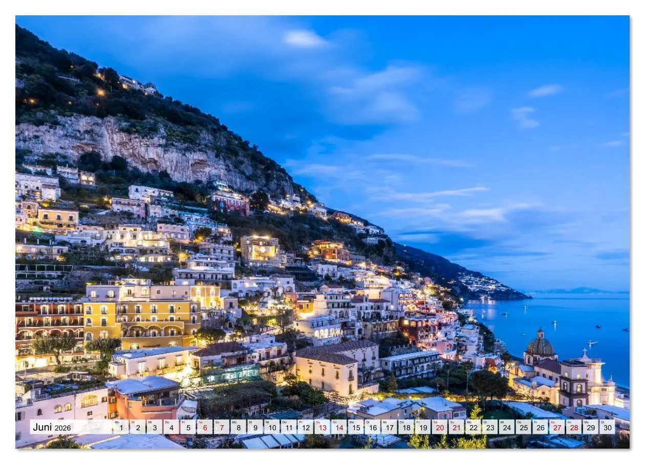 Bild: 9783516622775 | Amalfiküste und Capri - Sehnsuchtsorte (Wandkalender 2026 DIN A4...
