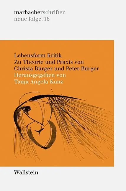 Cover: 9783835332775 | Lebensform Kritik | Christa Bürger | Taschenbuch | 185 S. | Deutsch