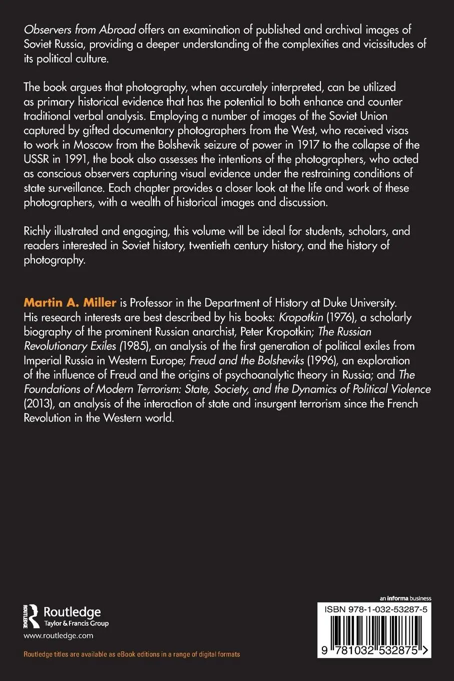 Rückseite: 9781032532875 | Observers from Abroad | Martin A. Miller | Taschenbuch | Englisch