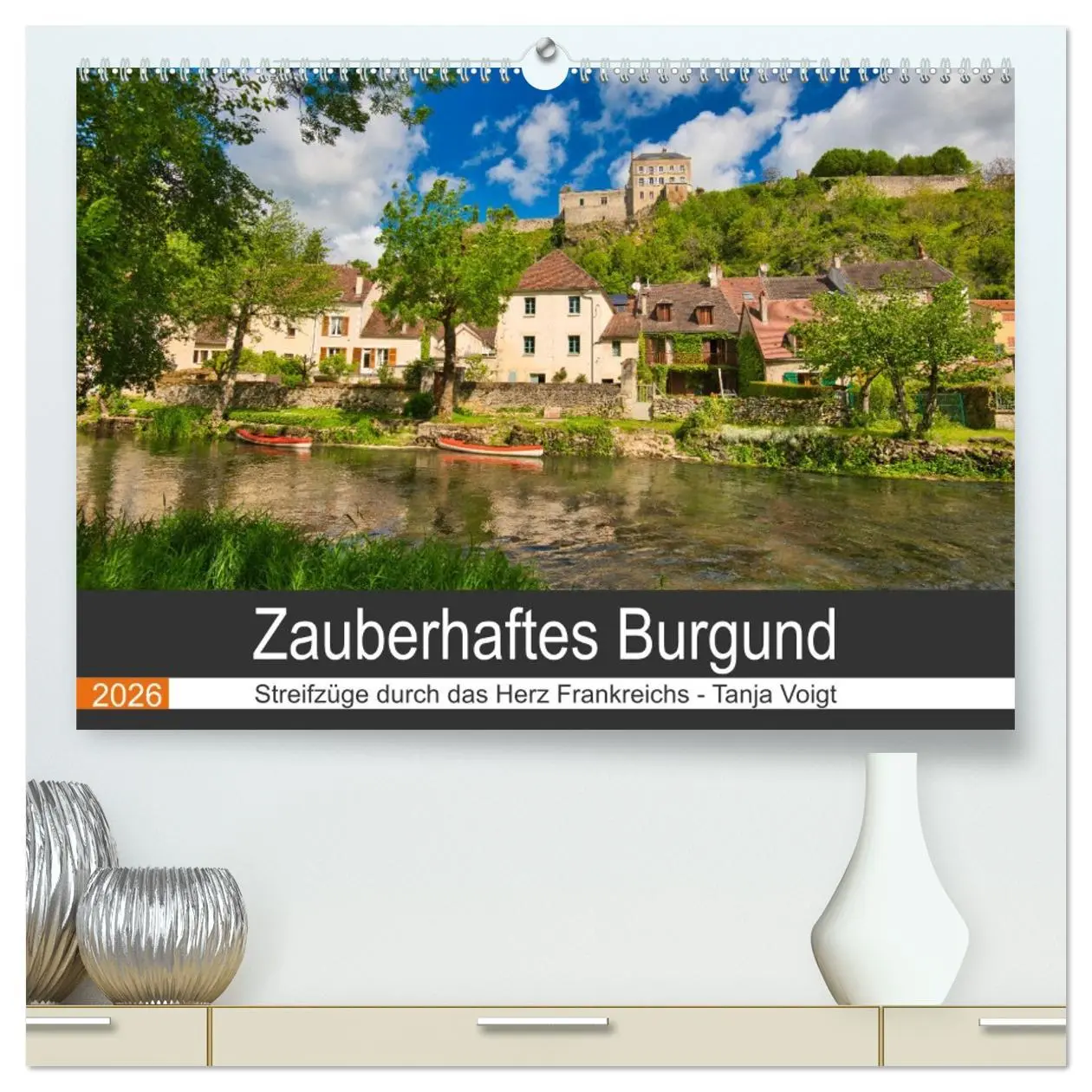 Cover: 9783457452875 | Zauberhaftes Burgund (hochwertiger Premium Wandkalender 2026 DIN A2...