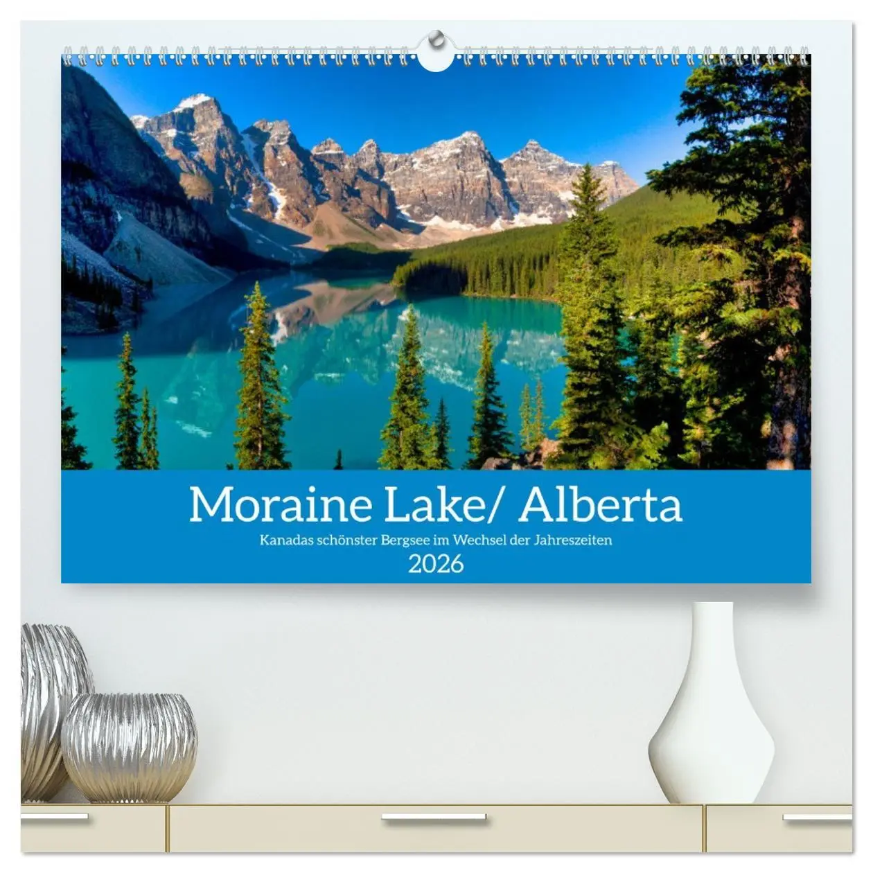 Cover: 9783457522875 | Moraine Lake, Alberta/ Kanada (hochwertiger Premium Wandkalender...