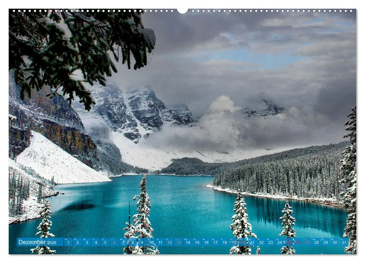 Bild: 9783457522875 | Moraine Lake, Alberta/ Kanada (hochwertiger Premium Wandkalender...